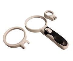 Handloep LED met 3 lenzen