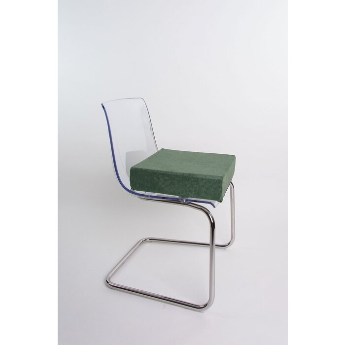 Verhogingskussen met hoes - 40 x 40 x 10 cm - grijs