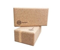 Cork yoga block