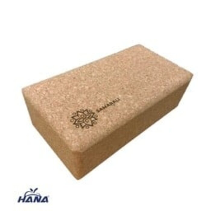 Cork yoga block