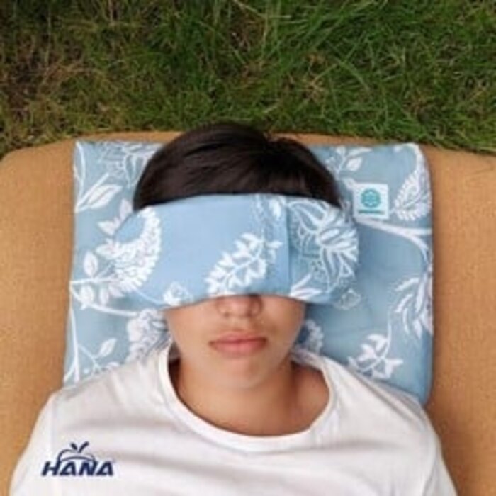Oreiller pour les yeux lavande en coton biologique