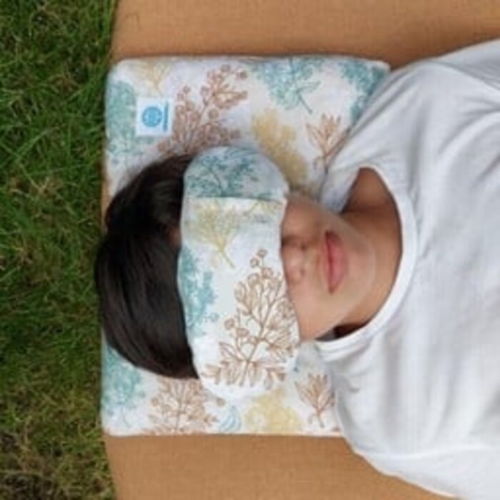 Oreiller pour les yeux lavande en coton biologique
