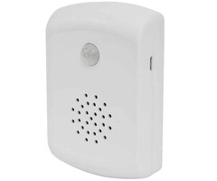 Motion detector for personal messages. With PIR sensor