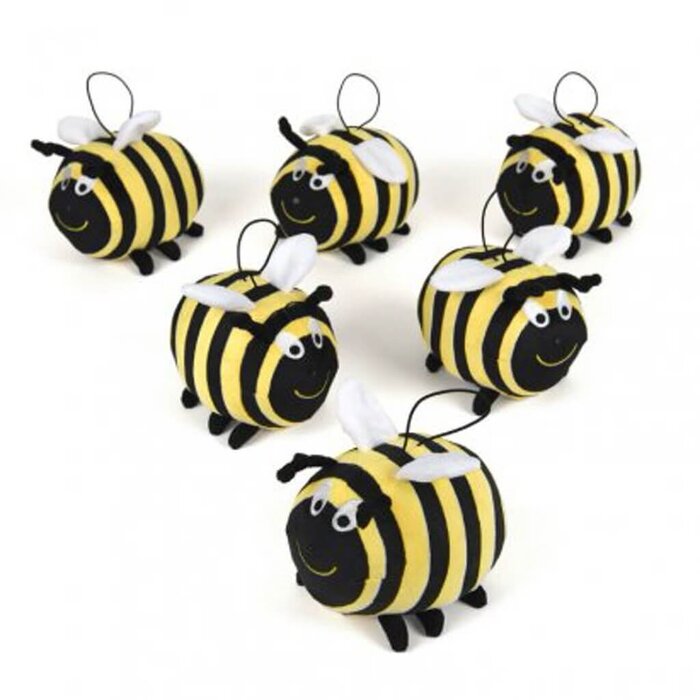 Talking cuddly Bee with motion sensor.