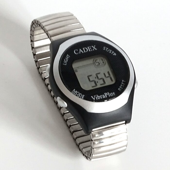 Cadex vibra plus medicine watch with 8 alarms