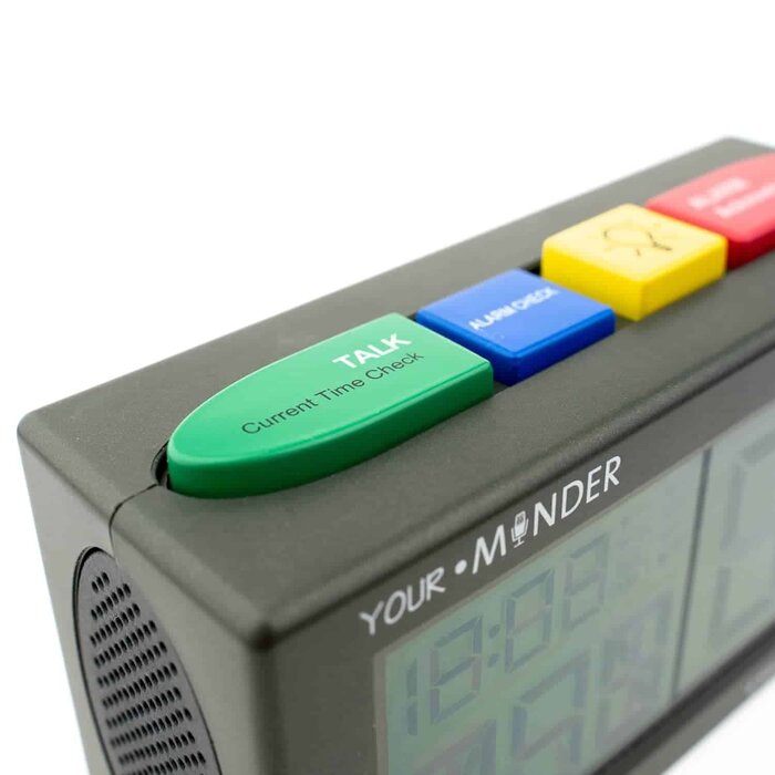 alarm clock with 6 alarms and personal recorded message