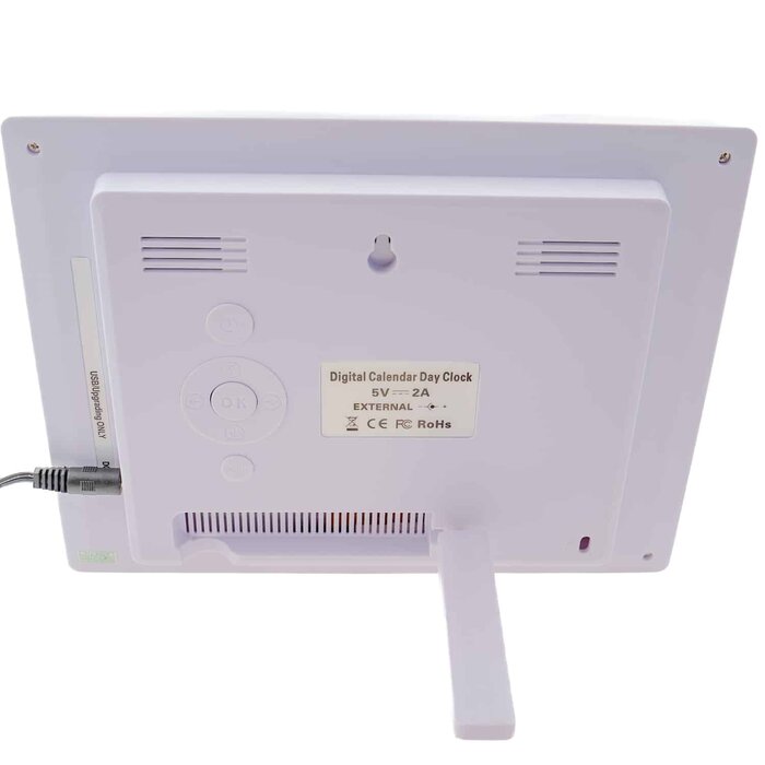 digital calendar clock with 8 alarms