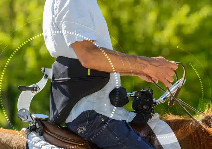 Module de selle innovant pour une équitation inclusive et sûre