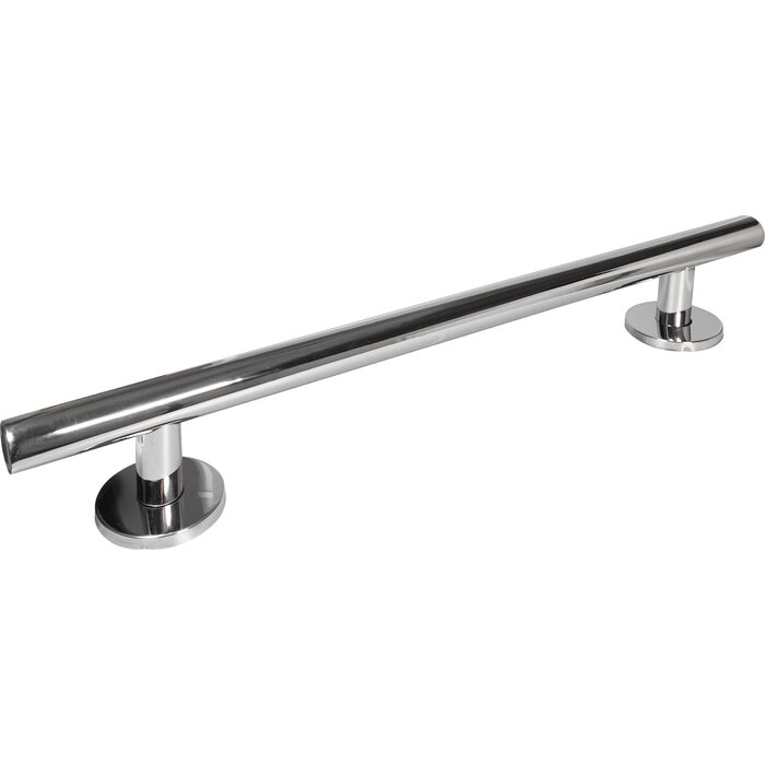 Stainless Steel Straight Support Handle Polished Finish