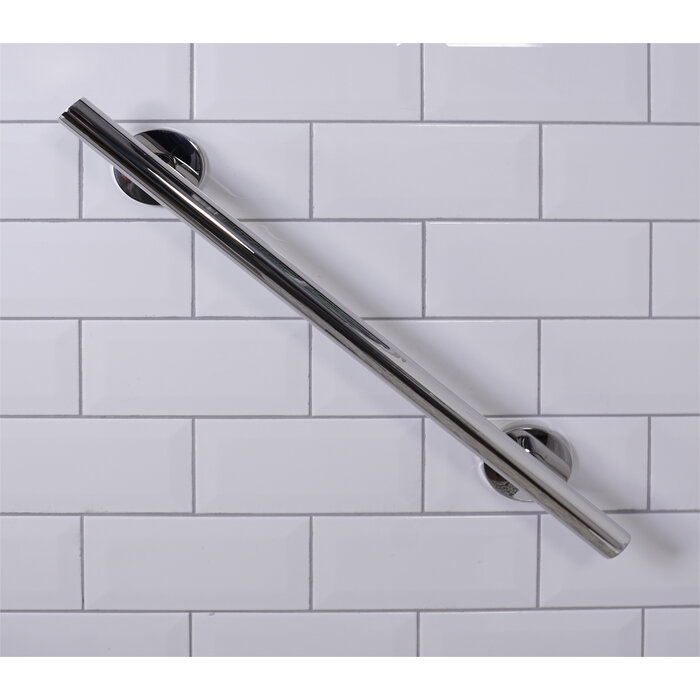 Stainless Steel Straight Support Handle Polished Finish