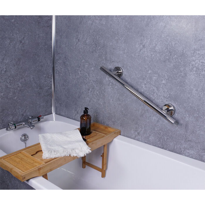 Stainless Steel Straight Support Handle Polished Finish