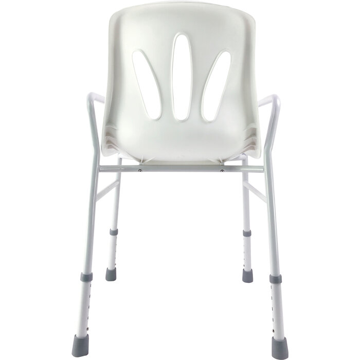 Height adjustable shower chair