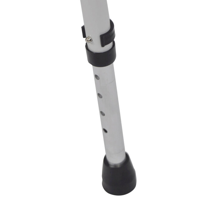 Height adjustable shower stool