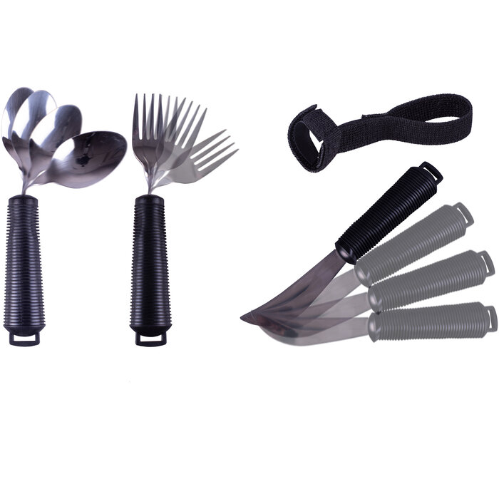 Flexible cutlery set (6 pieces)