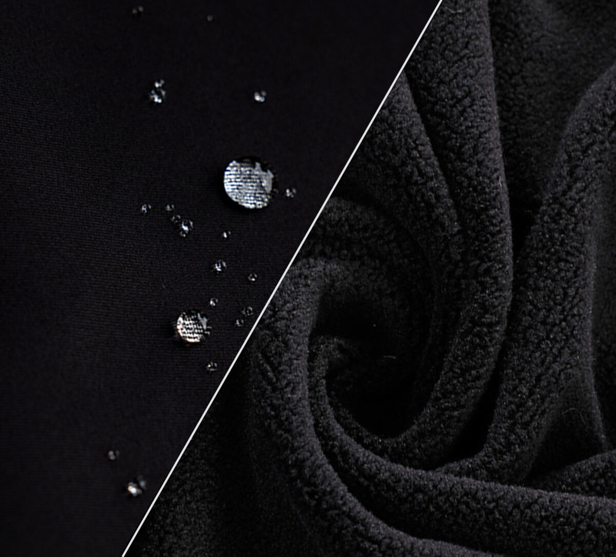 Couverture avec chancelière - Noir