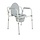 Foldable toilet frame