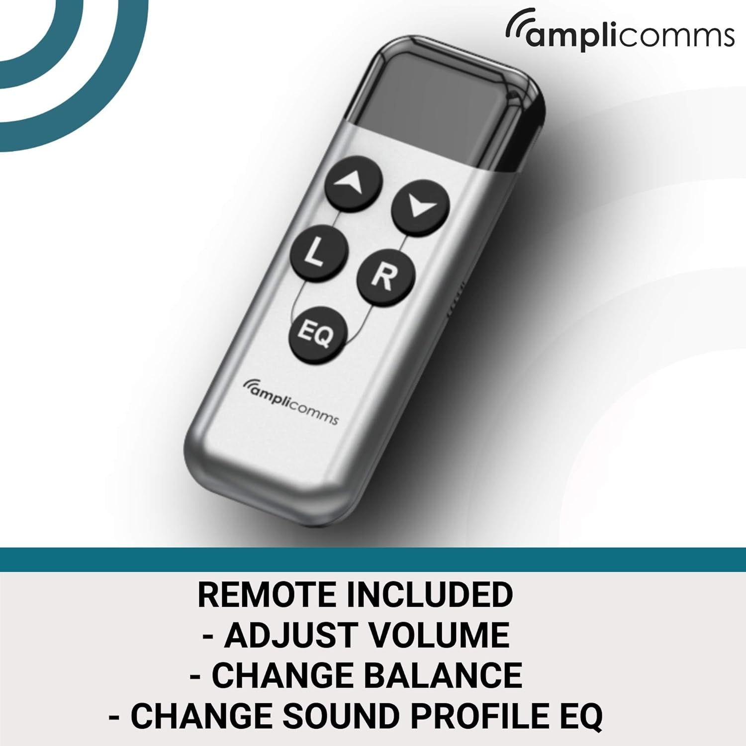 Draadloze hoofdtelefoon met versterker voor TV/HIFI