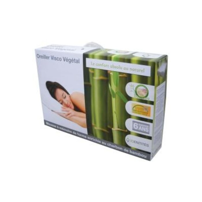 Small ergonomic pillow made of natural memory foam