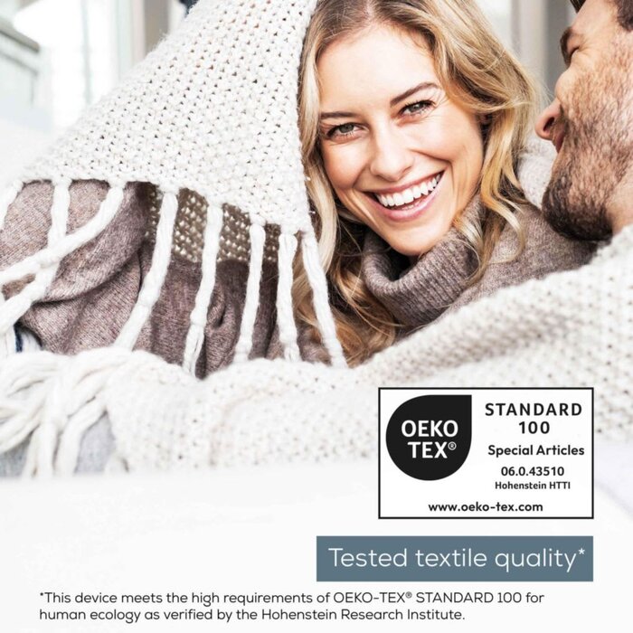 Cosy electric blanket, taupe