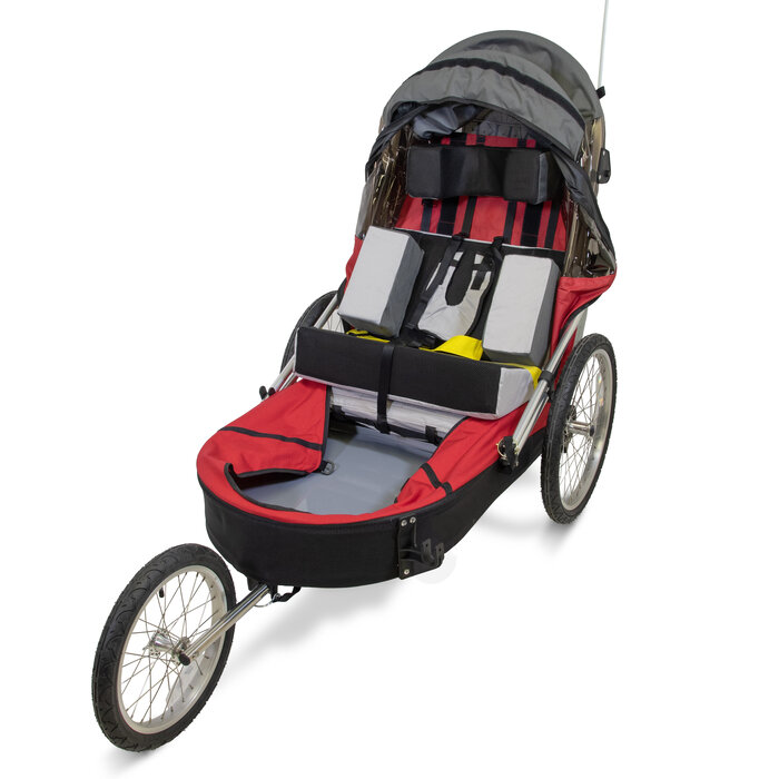 Wike Special Needs Grote Fietskar - Inclusief Kinderwagen & Joggingset