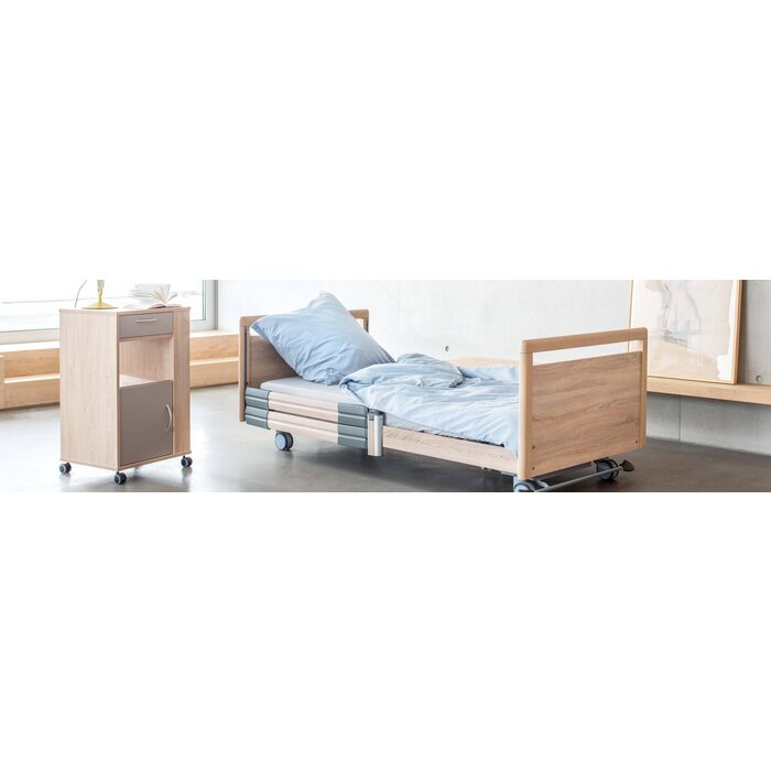 Practico 25-80 Plus - long side rails, wooden slatted base
