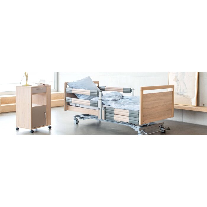 Practico 25-80 Plus - long side rails, wooden slatted base