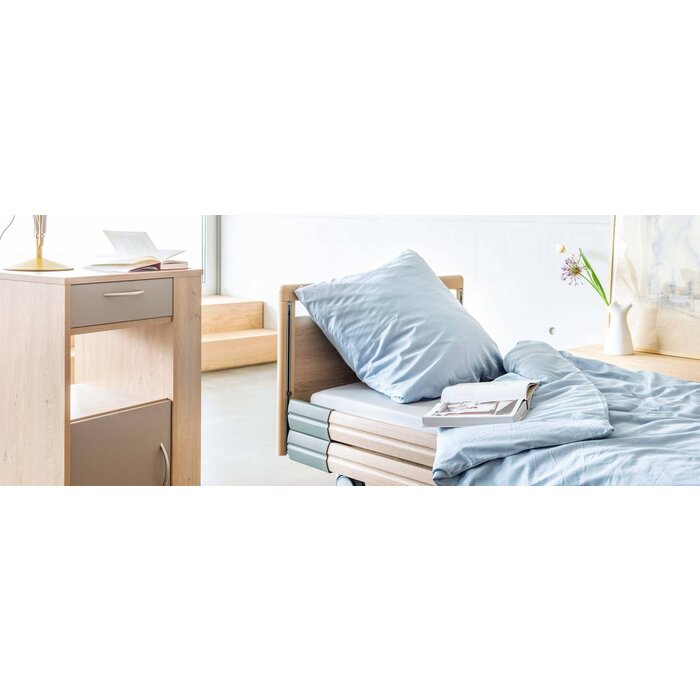 Practico 25-80 Plus - long side rails, wooden slatted base