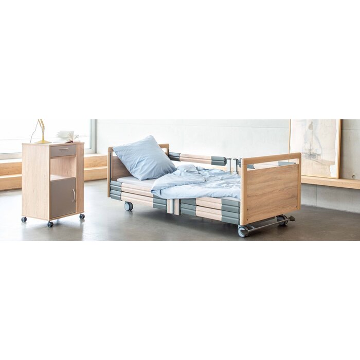 Practico 25-80 Plus - long side rails, wooden slatted base
