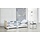 Floorline 15-80 bed, high panels 51F, wooden slatted base, 2 half telescopic side rails