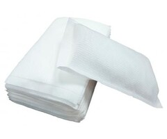 Débarbouillettes non tissées gaufrées Boîte de 20 paquets de 50