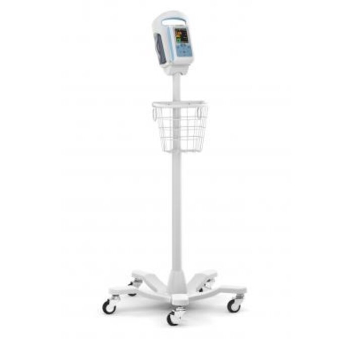 Digital blood pressure monitor PROPB 3400, model Sure BP, on a rolling stand