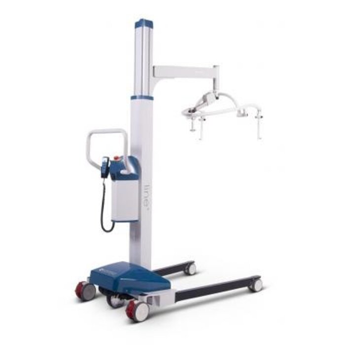 Passive column lift Line plus, with driving assistance and weighing unit, 4-point tilting yoke