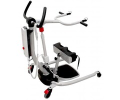 Ergolet Stellar 170 élévateur actif avec écarteur de jambes électrique Nouvelle version, gris argenté.