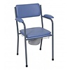 Fixed toilet chair GR10 with armrest