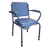 GR15 hygiene chair, blue/grey