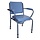 Chaise d'hygiène GR15, bleu/gris