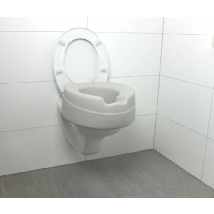 Injected foam toilet seat riser