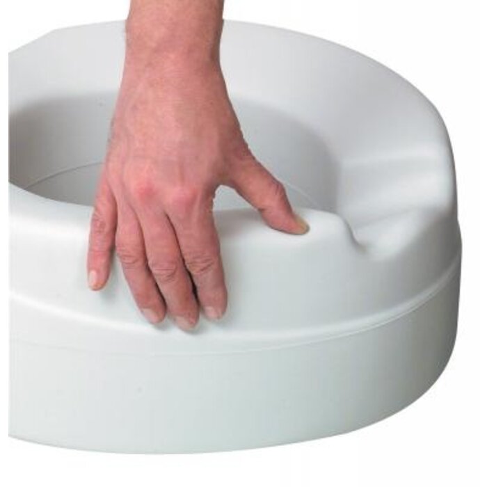 Injected foam toilet seat riser