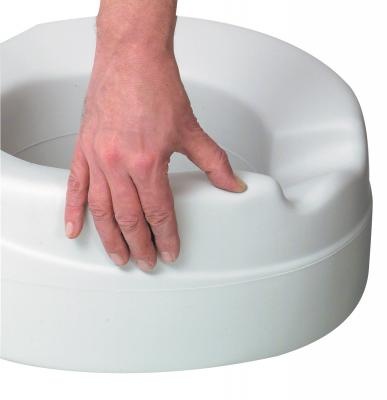 Injected foam toilet seat riser