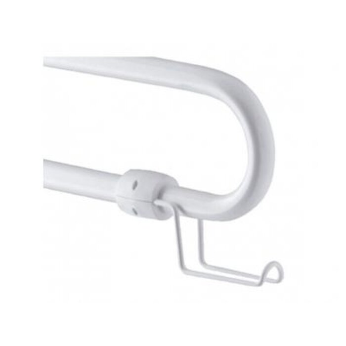 Toilet roll dispenser, white