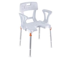 Chaise de douche réglable Gcare Home Ergochair avec accoudoirs et dossiers