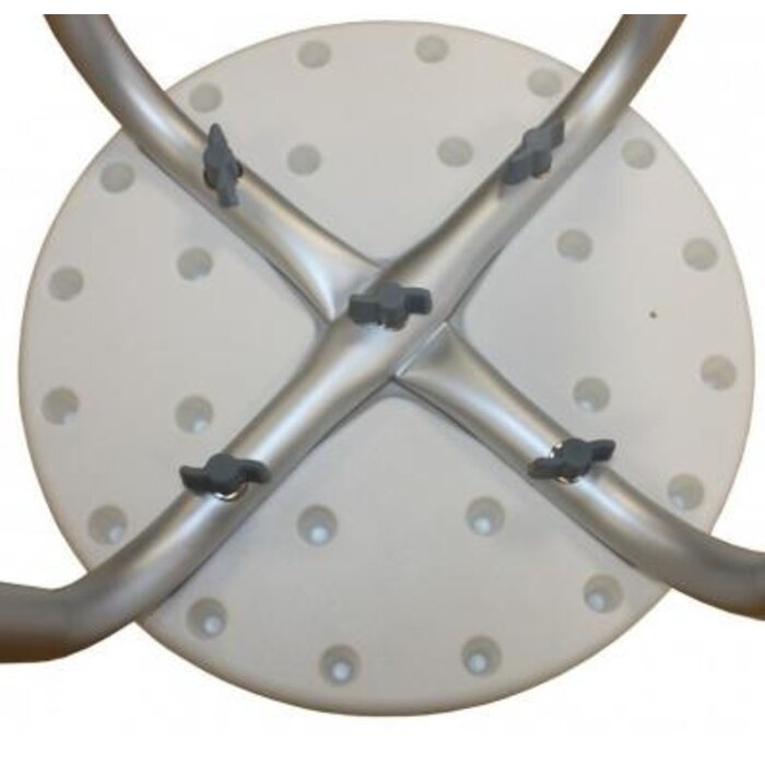 Round shower stool