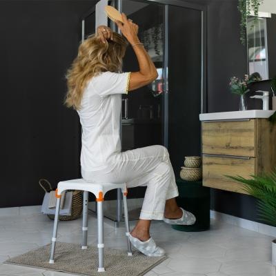 Tabouret de douche carré réglable Gcare Home Banco