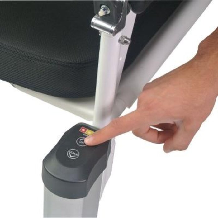 Toilet-, douchestoel en transfer elektrische Moovy