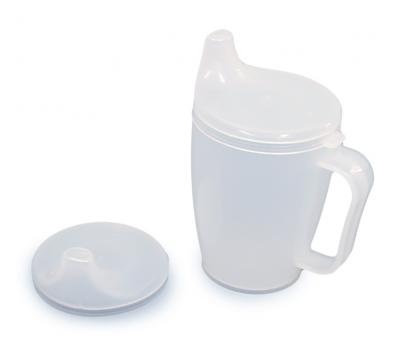 Beker met 2 tuitdeksels, 250 cc, met één handvat