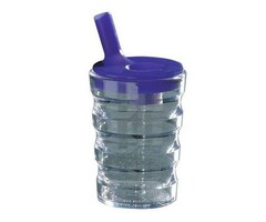 Deksel met tuit temperatuuraanduiding voor rillenbeker