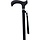 Fancy fixed aluminum walking stick