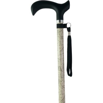 Fancy fixed aluminum walking stick