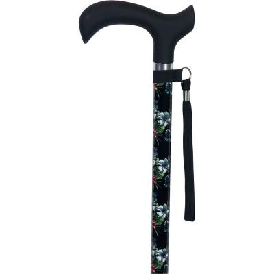 Fancy fixed aluminum walking stick