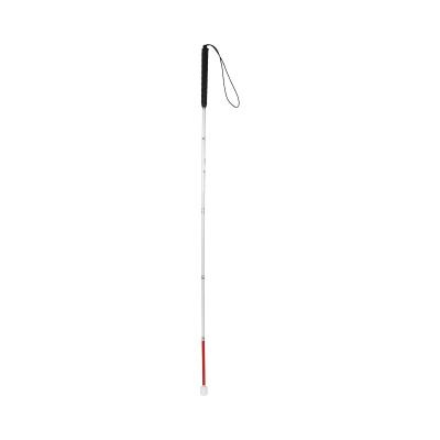 White walking stick for the visually impaired